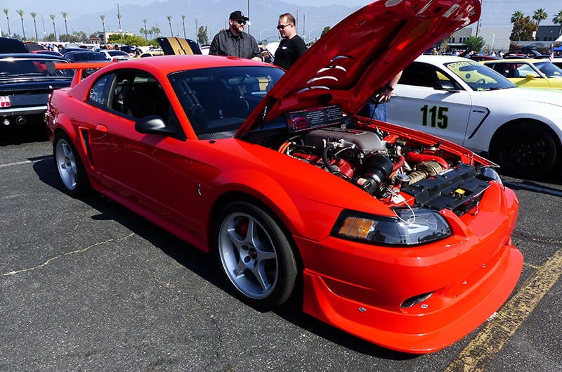 Ford Mustang Cobra R on display